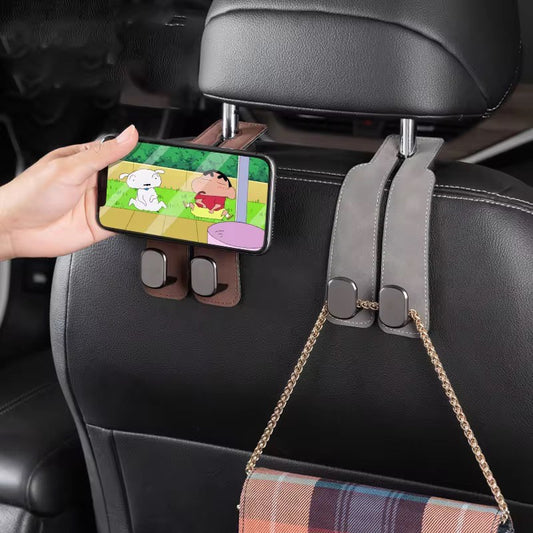 Universal Car Seat Back Hook Backrest Hanger Multifunctional Portable Car Seat Hooks For Handbag Purse Bags Storage Auto Interior Car Accessories