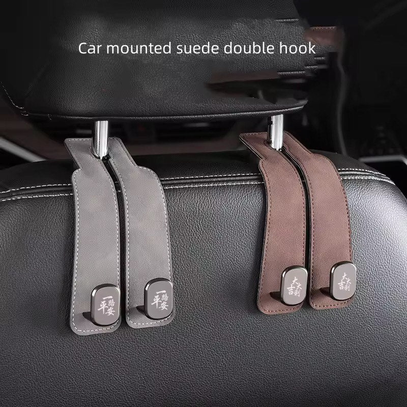 Universal Car Seat Back Hook Backrest Hanger Multifunctional Portable Car Seat Hooks For Handbag Purse Bags Storage Auto Interior Car Accessories