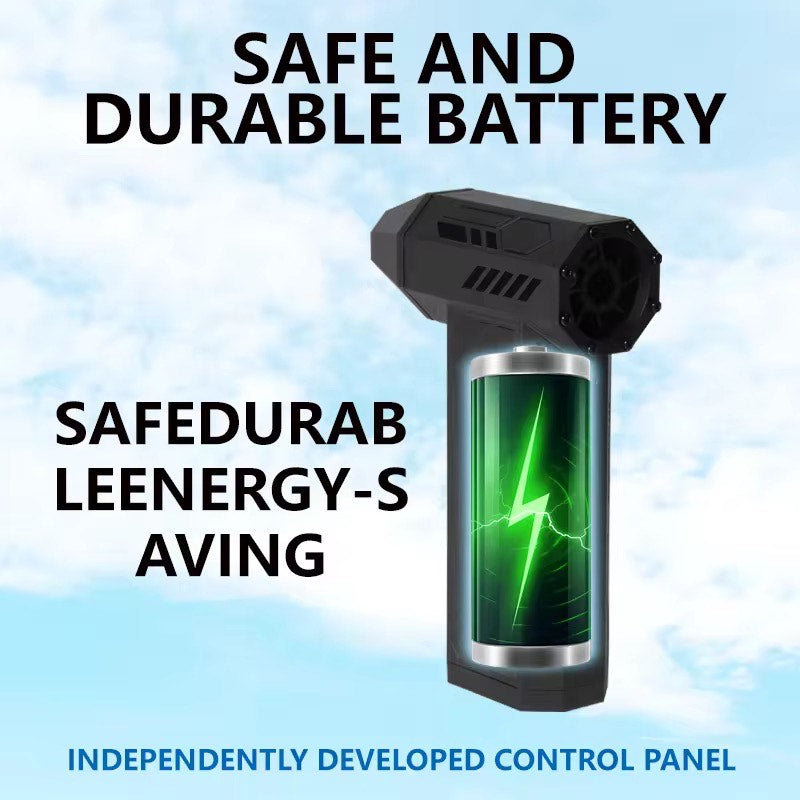 Super Hurricane Blower + Vacuum 💨 140,000 RPM High-Speed — Multifunctional Mini Air Blower for PC, Car Detailing, BBQ Camping Firestarting & Handheld Drying with Adjustable Wind Speeds Portable Hair Dryer - Camping BBQ Fire 5 in 1 use Machine