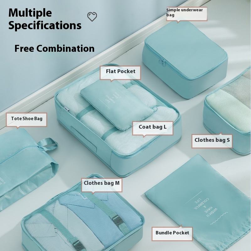 Travel Pro Organizer 7 Pieces Set Portable Luggage Travel Bags Camping Trekking or Travel Premium Set don’t settle it’s extraordinary