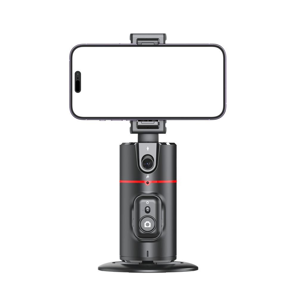 P02 AI Face Tracking Gimbal – Auto Tracking, 360° Rotation, Wireless Phone Stabilizer & Tripod for Solo Camping & Vlogging
