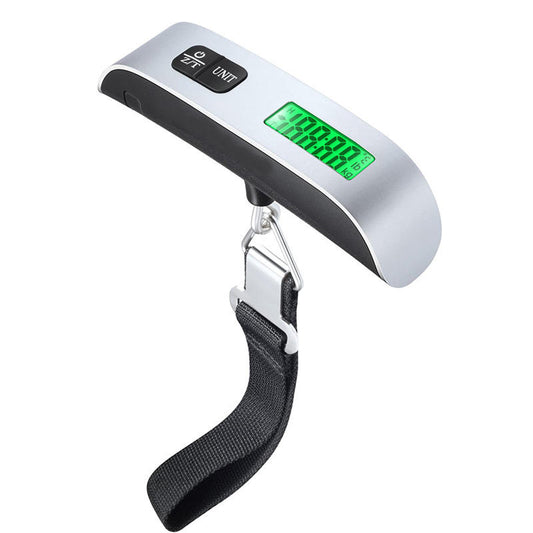 Portable Electronic Luggage Scale T-Shaped Travel Accessory 50 kg/110Lb Capacity With Hanging LCD Backlight Display Hook Weighing Scale For Travelers
